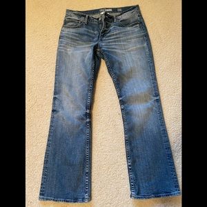 Mens Buckle Fulton Bootcut jeans 34x32